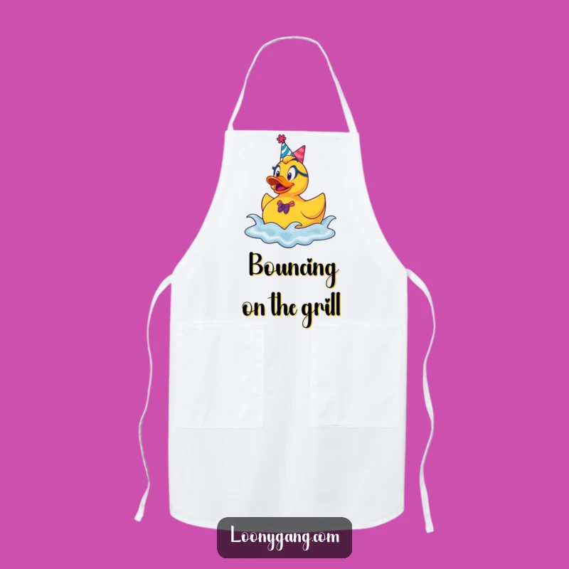 Funny Rubber Ducky Party Apron: Cook Up Fun with this Hilarious and Festive Kitchen Essential