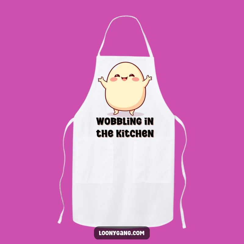 Funny Blob Jig Apron: Kitchen Wobbling Character Wear, Hilarious Funny Gift