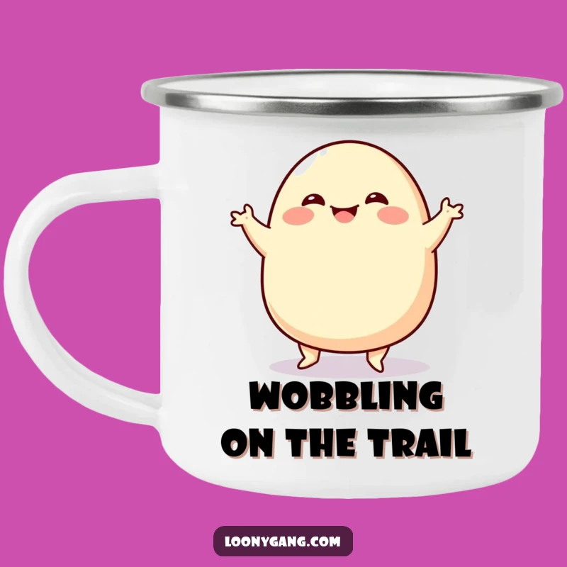 Funny Blob Jig Camping Mug: Durable Wobbling Character Cup, Outdoor Funny Gift