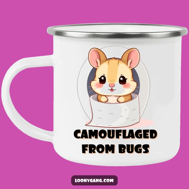 Funny Hamster Camping Mug: Silly Cub Roll Adventure, A Perfect Funny Gift