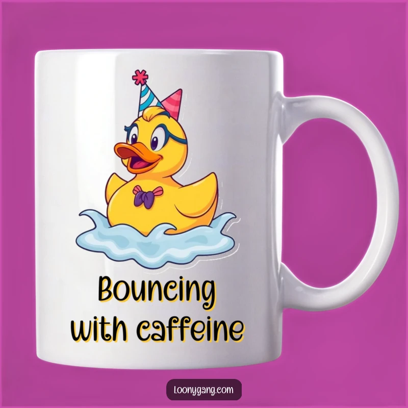 Funny Rubber Ducky Party Mug: Hilarious Fun for Bath Time and Coffee Lovers