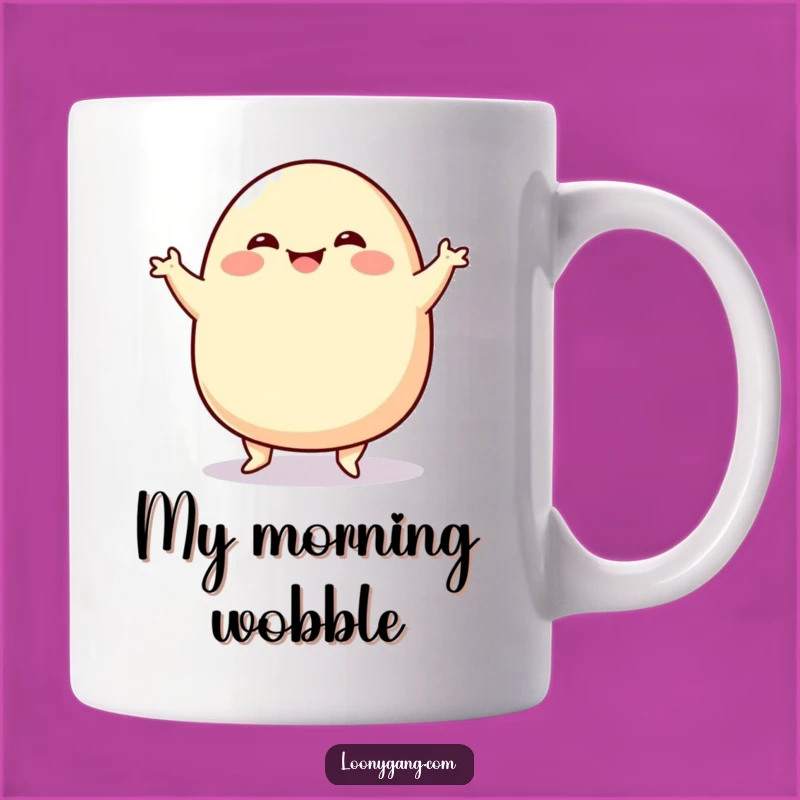Funny Blob Jig Mug: Hilarious Wobbling Character, Perfect Gift for Laugh Lovers