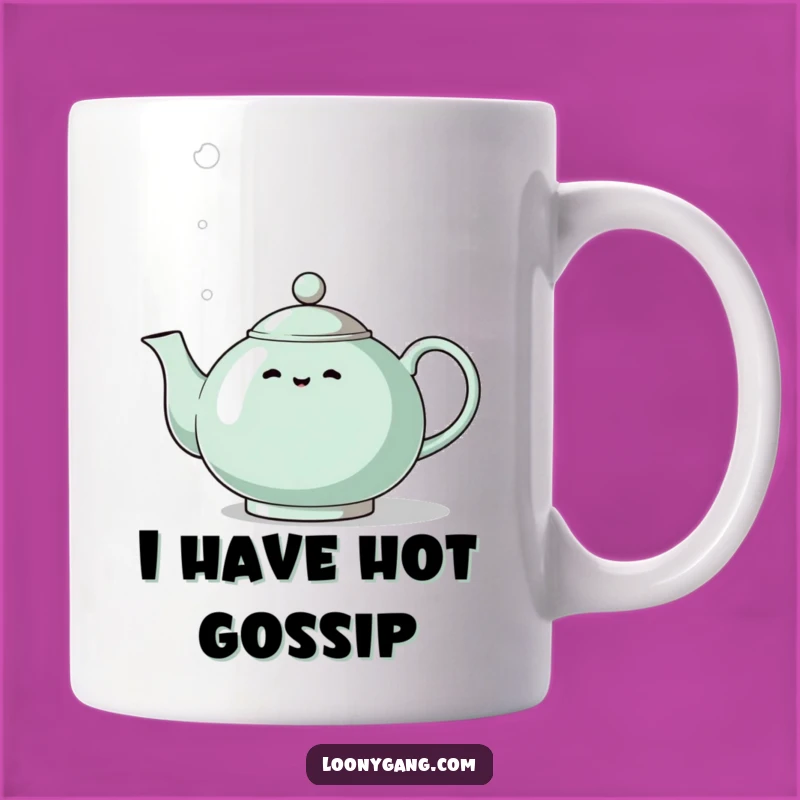 Funny Eccentric Teapot Mug: Dramatic Whistling Steam - Perfect Funny Gift