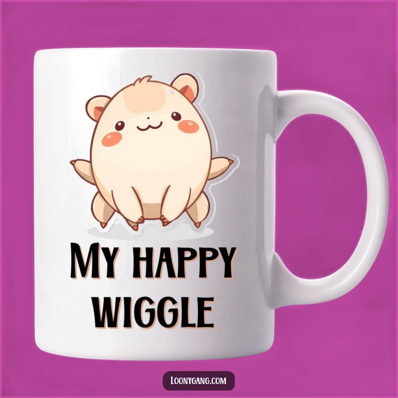 Funny Wiggling Creature Mug - Joyful Gift for Happy Go-Lucky People