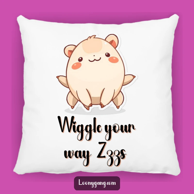 Funny Wiggling Creature Pillow - Snuggle Up with Rhythmic Joy
