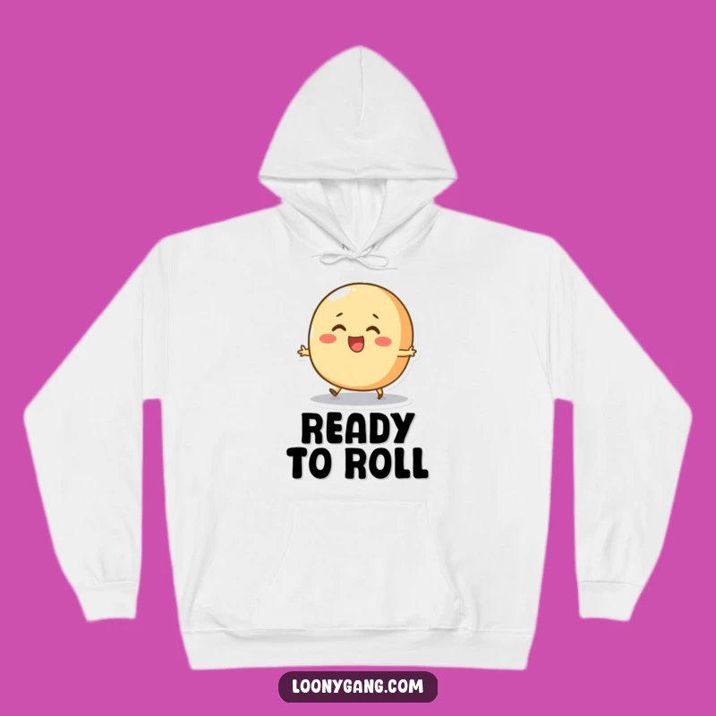 Funny Bread Roll Skip Hoodie: Cozy Cheerful Sweatshirt, Ultimate Funny Gift