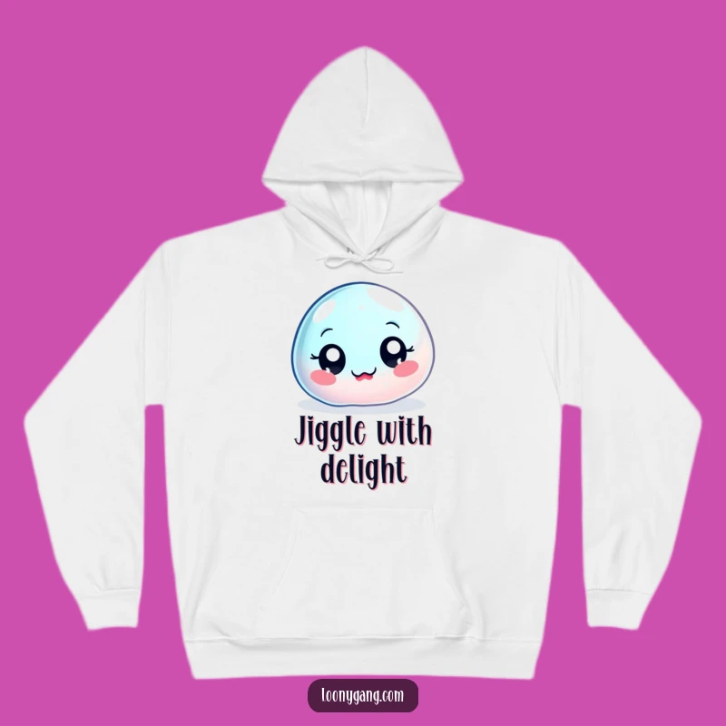 Funny Wobbly Jelly Blob Hoodie: Cozy Up with Uncontrollable Comfort and Hilarious Vibes