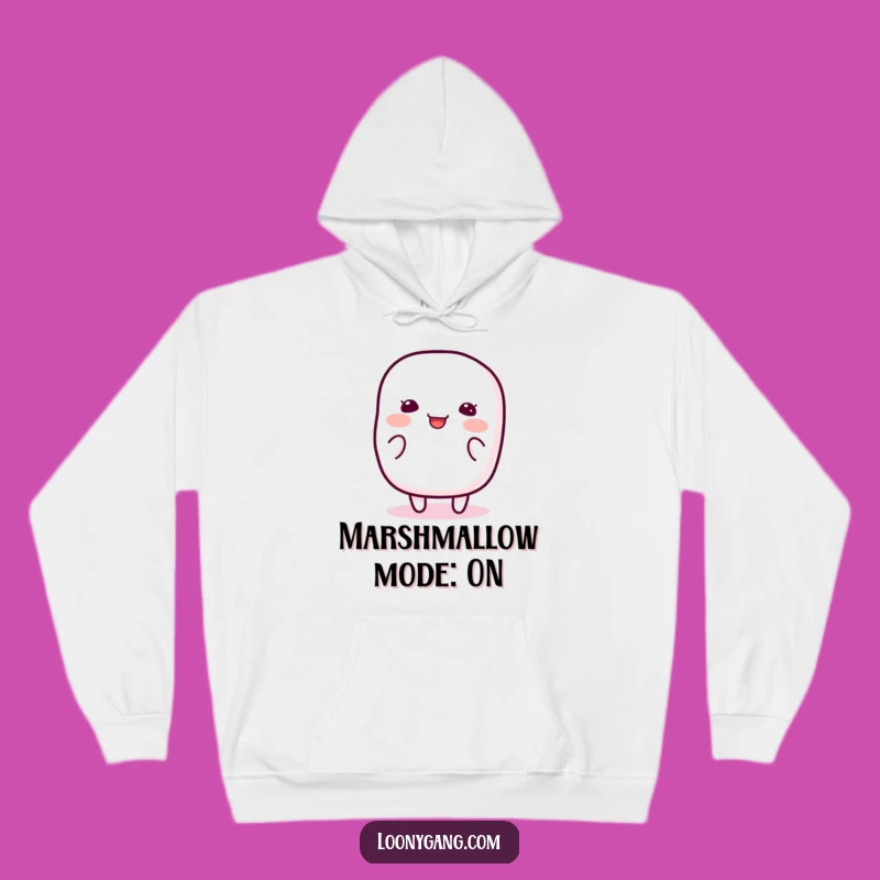 Funny Marshmallow Wiggle Hoodie: Cozy Jiggly Sweatshirt, Ultimate Funny Gift