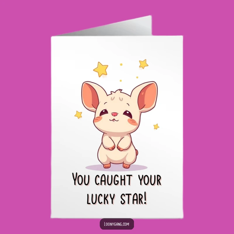 Free Printable Congrats Card - Star Catcher's Triumph Downloadable Greeting