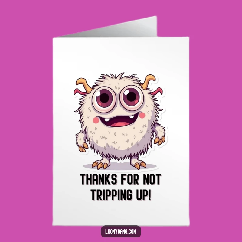 Free Printable Thank You Card: Monster's Mishap, Express Thanks with a LOL Downloadable Gift