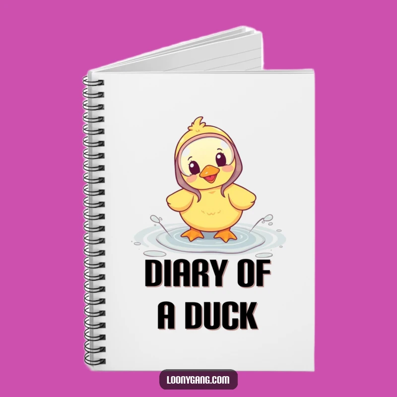 Funny Duckling Journal: Lined Notebook with Galoshes, Perfect for Happy Notes