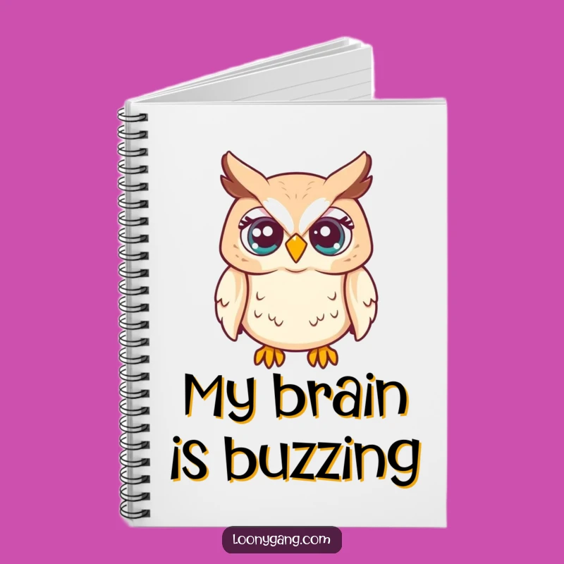 Funny Owl Eyes Notebook: Jot Down Surprises, Shocked Expression, Funny Gift for Notes