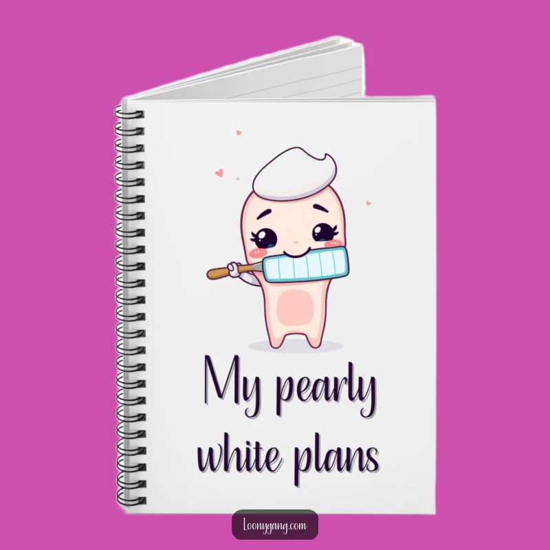 Funny Toothbrush Notebook: Silly Smile Brushing Air - Jot Down Laughs!