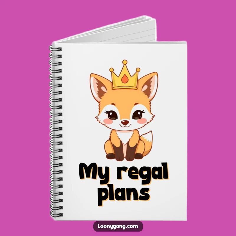 Funny Proud Fox Cub Notebook: Jot Down Ideas, Creative Funny Gift