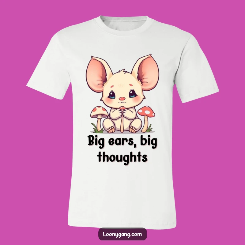 Funny Big Ears T-Shirt - Listening Creature Design, Perfect Quirky Gift