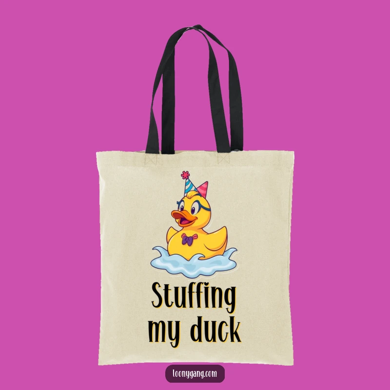 Funny Rubber Ducky Party Tote Bag: Carry Your Fun with Festive Humor and Style